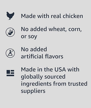 Amazon Basics Chopped Ground Dinner Wet Dog Food Variety Pack, Chicken and Rice Flavor and Chopped Dinner with Chicken, Made with Natural Ingredients, 13.2oz Cans (Pack of 12)