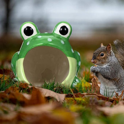 Ceramic Hamster Hideout Small Animal House Critter Bath, Ideal for Dwarf Hamsters and Gerbils, Pet Hideout Hut Cave