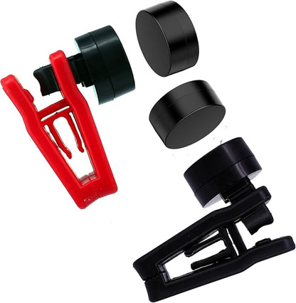 Magnetic Seaweed Feeding Clips Automatic Fish Feeder Saltwater Aquarium Tank Accessories Algae Magnet Sea Veggie Feeder for Fish and Aquatic Pets up to 0.6-inch Glass