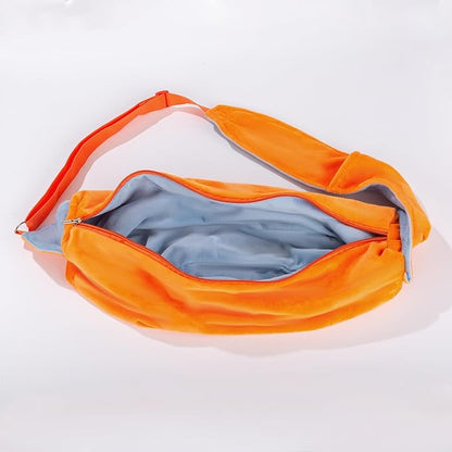 Dog Sling Carrier for Small Dogs, Small Pet Bag with Adjustable Strap, Cozy Bunny Carrying Travel Cuddler, Hands-Free Puppy Carrier for Pet 0-15 lbs Puppy Kitten