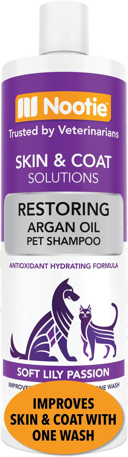 Nootie - Pet Shampoo for Sensitive Skin - Revitalizes Dry Skin & Coat - Natural Ingredients - Gentle Dog Shampoo - Cleans & Conditions