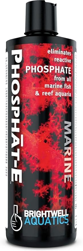 Brightwell Aquatics Phosphat-E Liquid Phosphate Remover for Marine Fish and Reef Aquariums - Aquarium Water Treatments, 8.45 fl oz