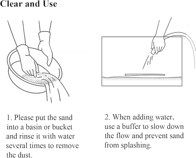 10 lbs Black Aquarium Silica Sand. Decorative Aquarium Gravel Substrate for Fish Tank, Plants Potted, Fire Pits, Candle, Vase Filler and Crafts