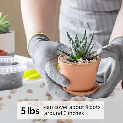 5LB Succulent and Cactus Gravel Pebbles, 1/5 Inch Natural Decorative Polished Stones, River Rocks for Plants, Vases, Aquariums, Terrarium and Outdoor Gardening,Peach