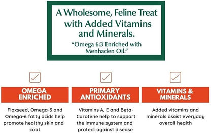 Bench & Field Holistic Natural Healthy Kitty Cat Treats | Crunchy Fish-Shaped Bites | Delicious Seafood Flavored Snack, 3-Ounce (Pack of 3 Bottles)