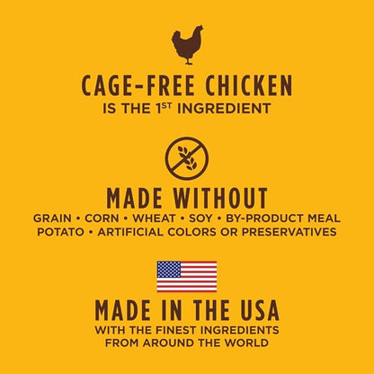 Instinct Original Dry Cat Food, Raw Coated Kibble, High Protein, Grain Free Recipe - Real Chicken, 5 lb. Bag