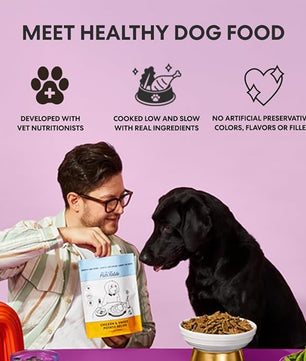 The Pets Table Grain Inclusive Air Dried Dog Food 2 Pack - Chicken & Sweet Potato + Lamb & Beef, 16 Ounce (Pack of 2)