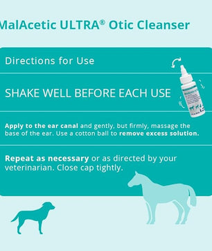 Otic Cleanser for Dogs, Cats and Horses, 2 oz