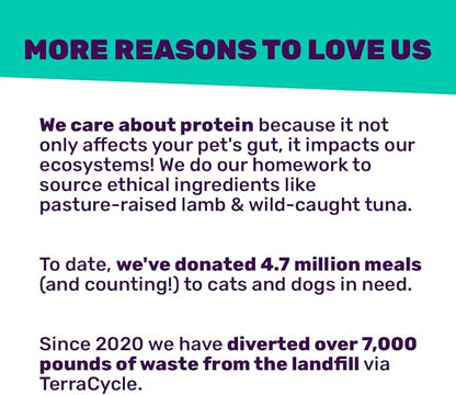 I and love and you Feed Meow Tummy Wet Cat Food - Tuna + Pumpkin - Digestion Support, Grain Free, Shredded, 3oz Pack of 12