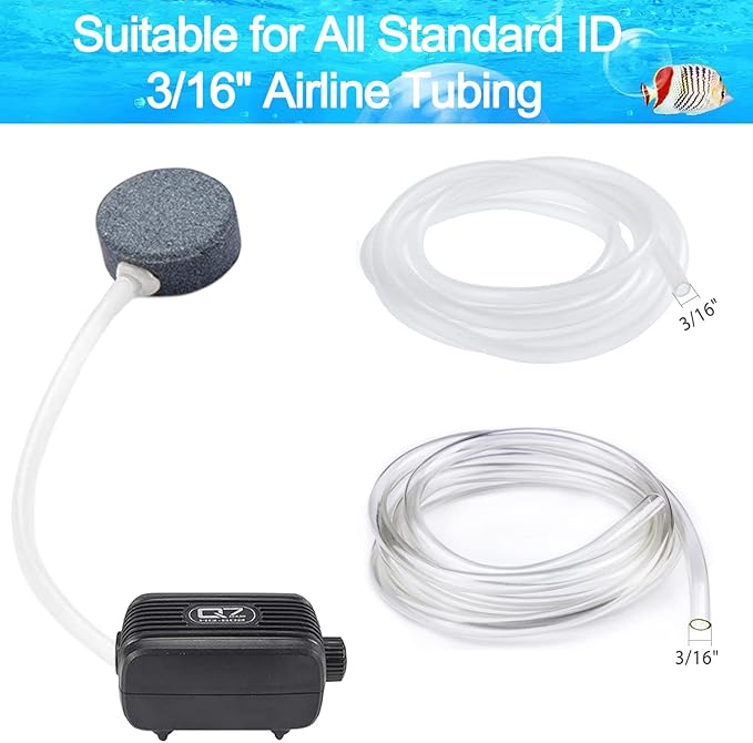 Aquarium Air Stone Disc - 1.6 Inch Bubble Diffuser, 2PCS Aquarium Bubbler Stone, Fish Tank Air Stones, Airstone Bubbler, Aquarium Air Aump Accessories, Air Stones for Aquariums