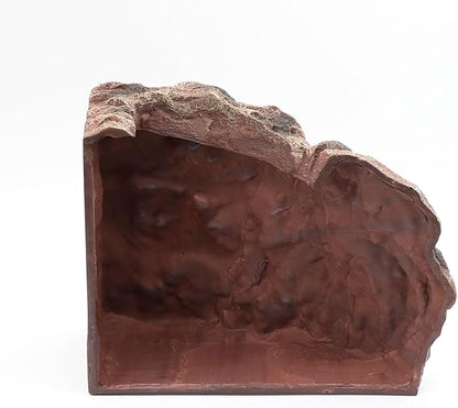 Large Reptile Hide Shale Scape Step Ledge, Reptile Cave Hideout, Bearded Dragons Accessories, Basking Rocks for Bearded