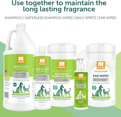 Nootie - Oatmeal Pet Shampoo for Sensitive Skin - Revitalizes Dry Skin & Coat - Natural Ingredients - Gentle Shampoo - Cleans & Conditions