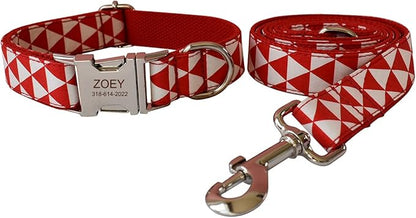 Custom Dog Collar with Names and Phone Number Engraved, Puppy Tags Personalized for Small Medium Large Pets