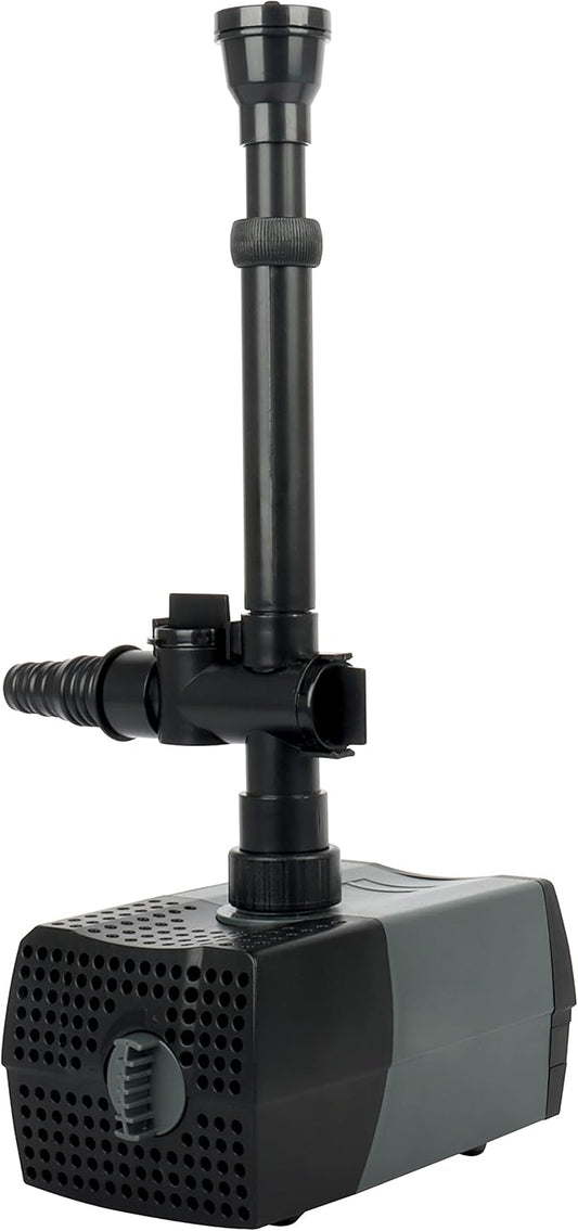 OYO WATER Pond Pumps Submersible Outdoor,1300GPH Water Fountain Pump with Fountain Kits for Small Ponds