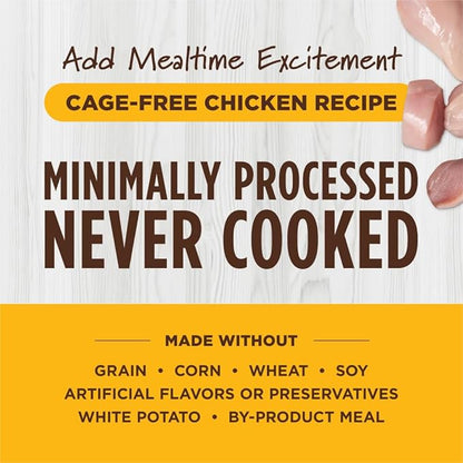 Instinct Raw Boost Shakers, Freeze-Dried Powder, Cat Food Topper - Chicken, 5.5 oz. Bottle