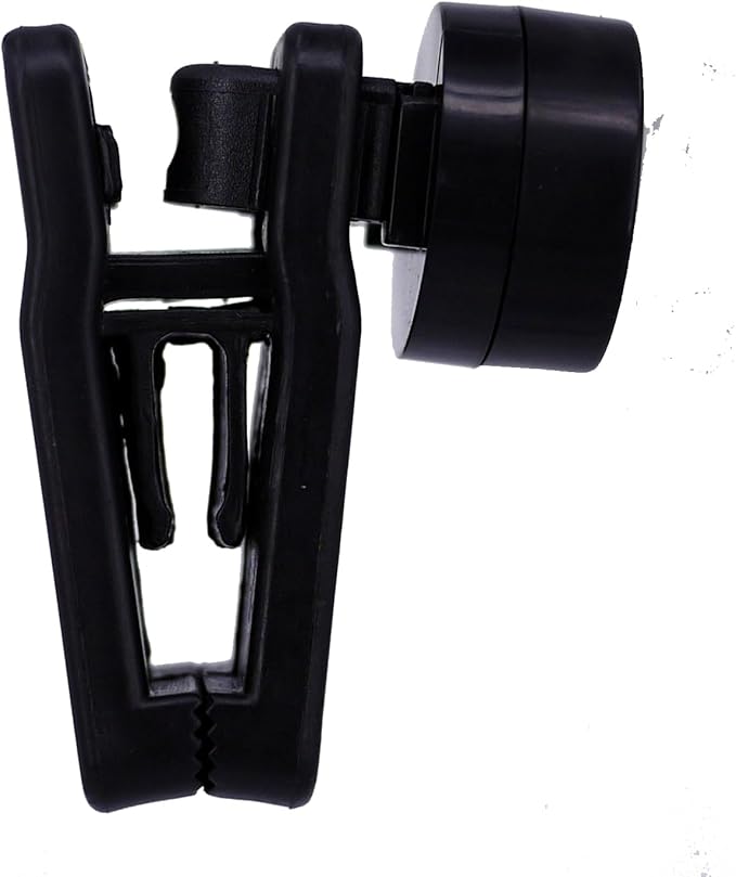 Magnetic Seaweed Feeding Clips Automatic Fish Feeder Saltwater Aquarium Tank Accessories Algae Magnet Sea Veggie Feeder for Fish and Aquatic Pets up to 0.6-inch Glass (Black)