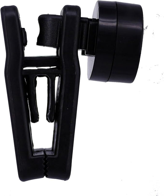 Magnetic Seaweed Feeding Clips Automatic Fish Feeder Saltwater Aquarium Tank Accessories Algae Magnet Sea Veggie Feeder for Fish and Aquatic Pets up to 0.6-inch Glass (Black)