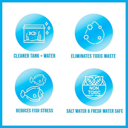 Microbe-Lift Professional Gravel & Substrate Cleaner for Freshwater and Saltwater Tanks, 8oz