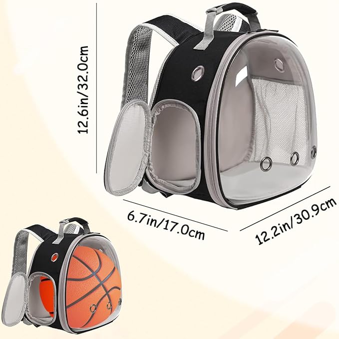 Guinea Pig Backpack, Space Capsule Bubble Window Small Animal Backpack for Guinea Pig, Bird Bunny Rabbit