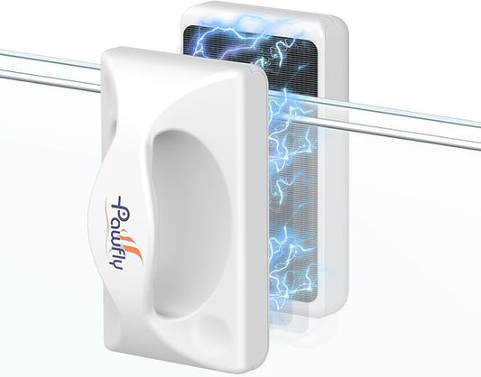 Pawfly 4" Mini Aquarium Magnet Glass Cleaner, Magnetic Fish Tank Cleaner for Glass Aquariums, Strong Magnetic Brush Cleaning Tool for Glass Fish Tanks up to 40 Gallons