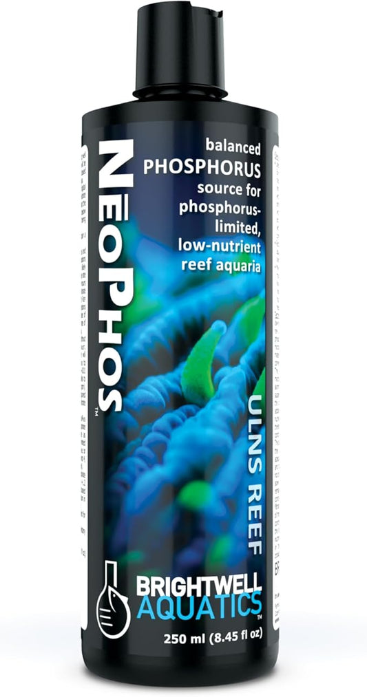 Brightwell Aquatics - NeoPhos - Balanced Phosphorus Source for Phosphorus-Limited, Low-Nutrient Reef Aquaria - Aquarium Water Treatments, 8.5 fl oz