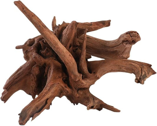 Driftwood for Aquarium,1-Piece 13.7-17.7 Inches Large Sunken Wood Fish Tank Decor,Drift Wood with Branches,Reptile Terrarium Climbing Branch, Reptile Habitat Decor Wood for Bearded Dragon,Lizad,Snake