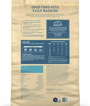 Amazon Brand - Wag Adult Premium Nutrition Dry Dog Food, Supports Stomach and Skin Health, Beef and Brown Rice, 30 lb Bag