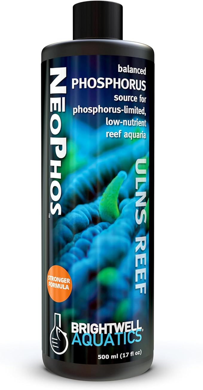 Brightwell Aquatics - NeoPhos - Balanced Phosphorus Source for Phosphorus-Limited, Low-Nutrient Reef Aquaria - Aquarium Water Treatments, 16.9 fl oz