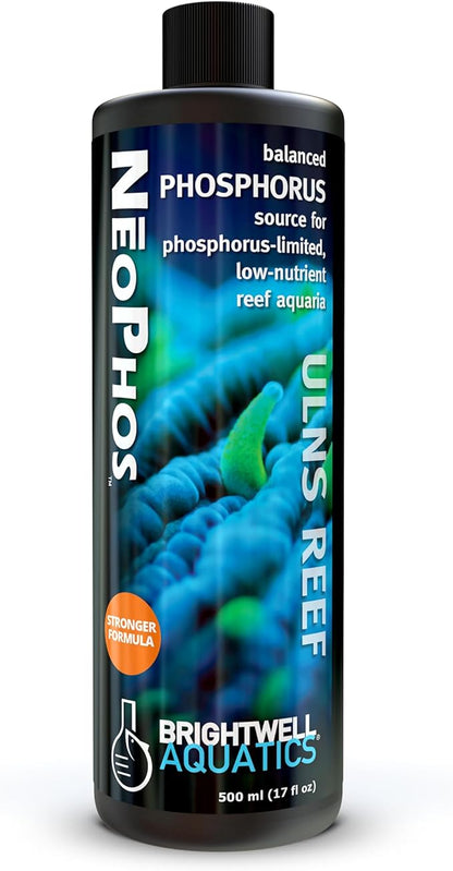Brightwell Aquatics - NeoPhos - Balanced Phosphorus Source for Phosphorus-Limited, Low-Nutrient Reef Aquaria - Aquarium Water Treatments, 16.9 fl oz