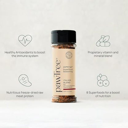 pawTree Healthy Food Toppers for Dogs & Cats - Appetite Booster With Freeze-Dried Proteins. Delicious Pet Food Seasonings and Flavor Enhancer for Picky Eaters & Appetite Stimulation