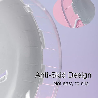 Jeeone Silent Hamster Wheel 7 inch, Hamster Exercise Wheel, Height-Adjustable Hamster Wheel Cage Accessories, Hamster Running Toys Small Animals Exercise Wheels (Blue)