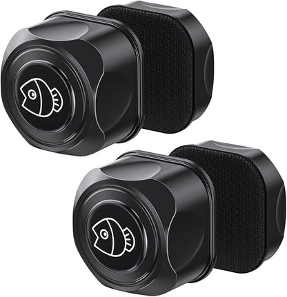 Pawfly 2 Inch Algae Scraper Aquarium Magnetic Brush Scratch-Free Scrubber for Nano Fish Tank Glass Cleaning, 2 Pack