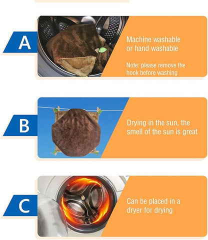 LEFTSTARER Guinea Pig Ferret Rat Hammock Toy Small Animal Cage Accessories Hideout Tunnel & Bunkbed Hammock for Rat Ferret Guinea Pig Hamster Sugar Glider Chinchilla, 1.Forest Hammock Set