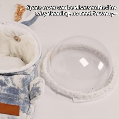 Sugar Glider Travel Pouch Gerbil Hedgehog Portable Travel Carrier Outdoor Hangbag Grey Squirrel Rat Carrier for Small Animal (Grey,Large)