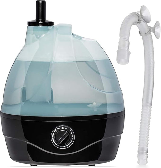 Evergreen Pet Supplies Reptile Humidifier and Fogger for Terrariums and Enclosures - Great for Reptilians and Amphibians - Includes Large Water Tank and Adjustable Fog Output (Holds 2L of Water)