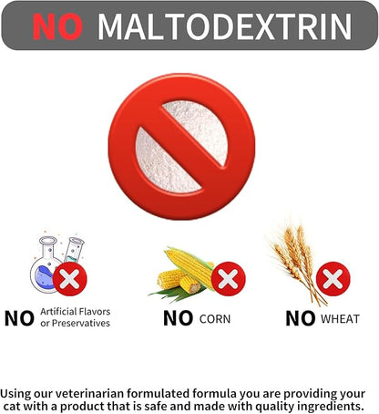 Lysine Supplement for Cats, Cat Treats for Sneezing and Runny Nose, Cold, Cat Immune Support, Eye Function, and Respiratory Health, L-Lysine cat Vitamins for Cats (120 Pills, Salmon)