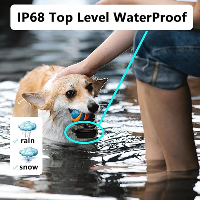 Indoor Pet Barrier for 2 Dogs,Wireless Indoor Electric Fence,Pet Gate, Keeps Areas Off Limits,Dog Home Proofing, Waterproof/Rechargeable/Beep/Static Training Collar,Orange Kit