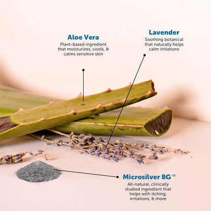 Restore + Soothe Hot Spots Spray for Dogs & Cats - Gentle on Sensitive Skin, Chlorhexidine Alternative Spray, Soothes Itching, Irritation with Aloe and Microsilver (Lavender) - 4oz