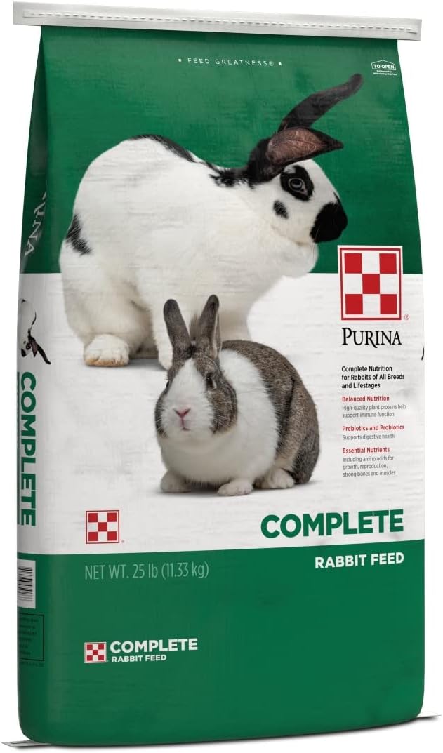 Purina Rabbit Food Complete Pellets, 25 lb