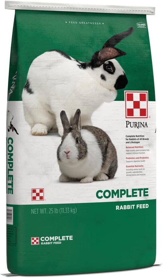 Purina Rabbit Food Complete Pellets, 25 lb