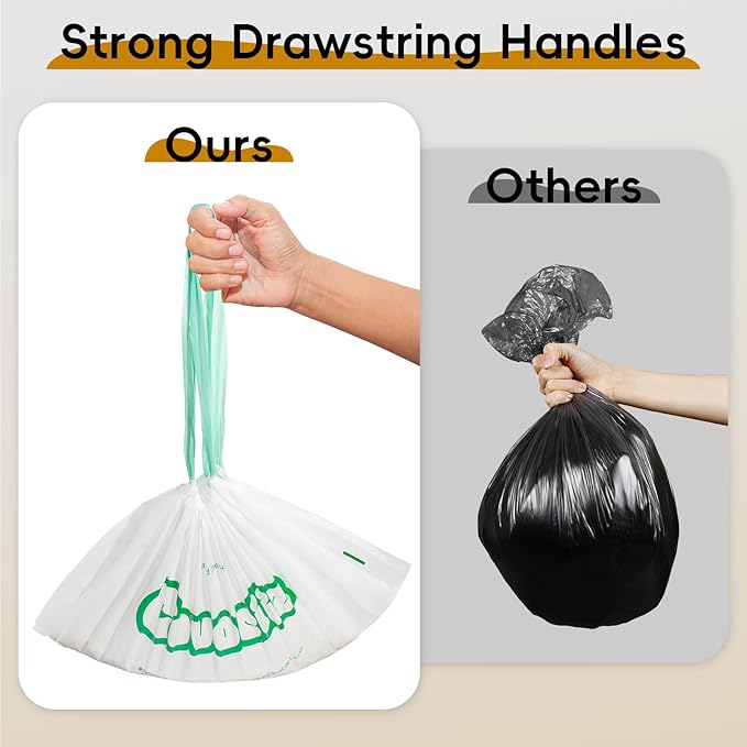 100 Count 27" x 13" Cat Litter Box Bags, Neakasa M1 and PetPivot Litter Bags, Automatic Litter Box Liners with Drawstring, Extra Thick Leak-Proof Pet Waste Bags