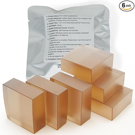 Smelling Fresh with N50 Odor Eliminator Exclusive for Pura Max Automatic Self-Cleaning Cat Litter Box - Cat Toilet Odor Control, Deodorant Aromatherapy Paste (6 Pack)