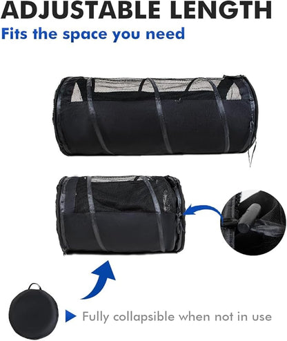 Pet Tube Soft Sied Dog Carries,Extra Long Cat Tunnel for Cars, Outsidet Enclosures Playpen Tunnel Catio for Long Distance Travel Road Trip