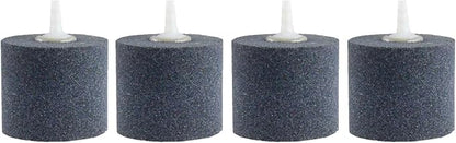 AQUANEAT Aquarium Air Stones 2x2 inch 4 Pack, Aerator Bubble Diffuser, Air Pump Accessories for Hydroponic, Pond, Aquarium Fish Tank