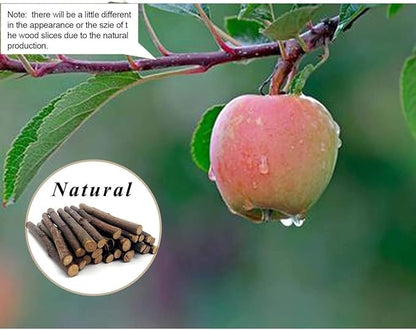 William Craft 250g Apple Sticks Pet Chew Toys Treats for Chinchilla Guinea Pigs Rabbits Squirrel Hamster Bunny 8.8 Ounce