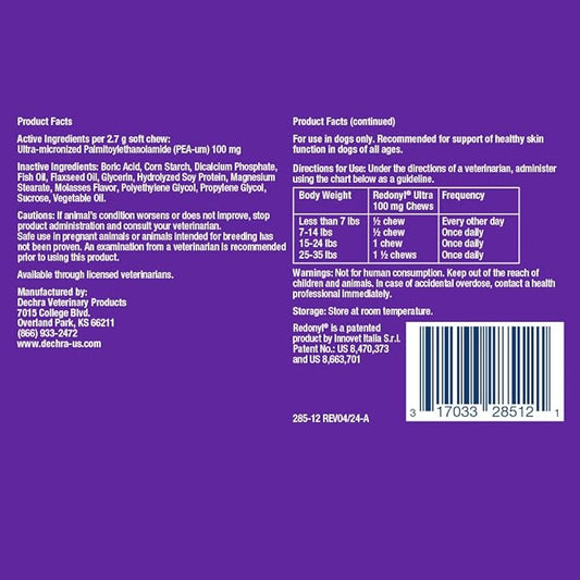 Ultra Soft Chews for Dogs 100 mg, 120 Count
