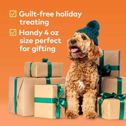 Honest to Goodness Plant Snacks Limited Edition Holiday Pumpkin Spice Dog Treats, 4oz