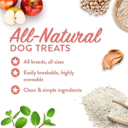 Portland Pet Food Company Healthy Dog Treats Vegan Variety Pack - Grain-Free, Human-Grade, Apple, Gingerbread, Pumpkin Treats - Natural Dog Training Treats & Biscuits Made in The USA Only - 3-Pack