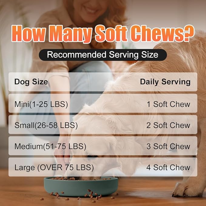 Allergy & Itch Relief for Dogs | Allergy, Itchy Skin & Immune Support with Salmon Oil, Quercetin, Colostrum and Probiotics -Nutritional Supplements 200 Soft Chews