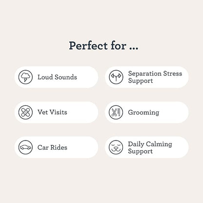 Kradle Calming Chews for Dogs - Anxiety and Stress Support - L-Theanine Ashwagandha GABA - Calming Supplement for Relaxation and Stress - Chicken Flavor- 75 Chews